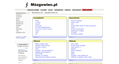 Desktop Screenshot of mozgowiec.pl